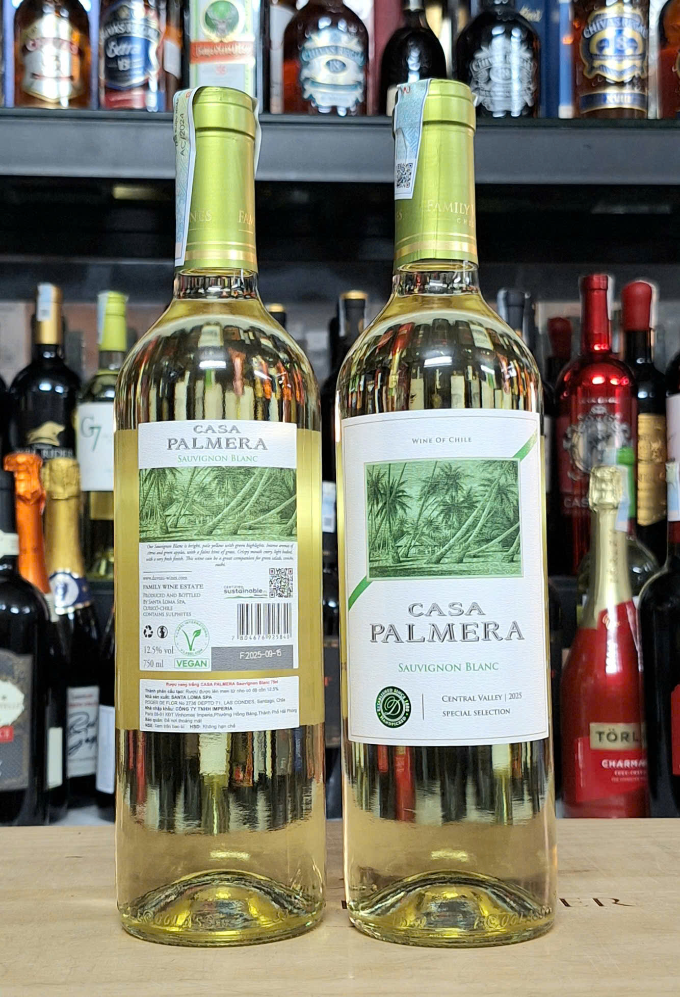 Rượu Vang Trắng Casa Palmera Sauvignon Blanc