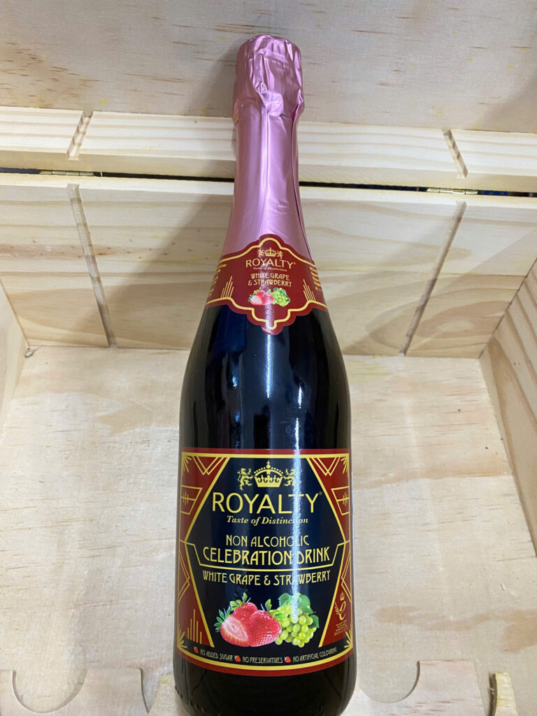 Vang Nổ 0 Độ Royalty White Grape Strawberry – Nho Trắng Dâu Tây