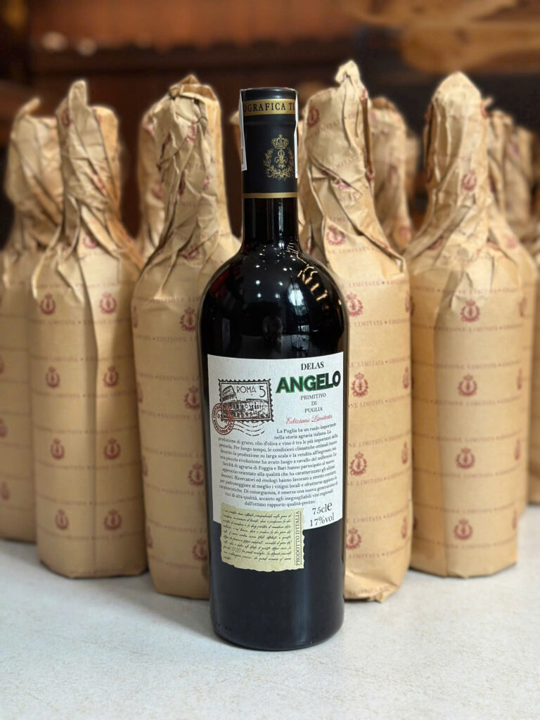 Chai Rượu Vang Ý Angelo 17% Primitivo