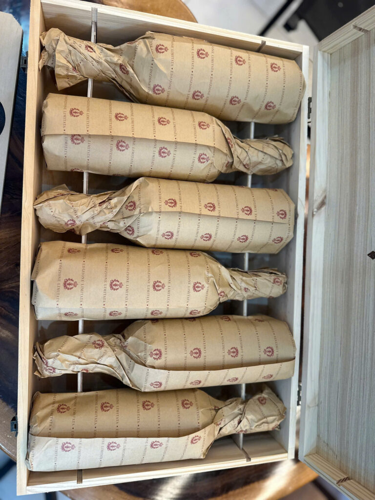 Hộp gỗ Rượu Vang Ý Angelo 17%