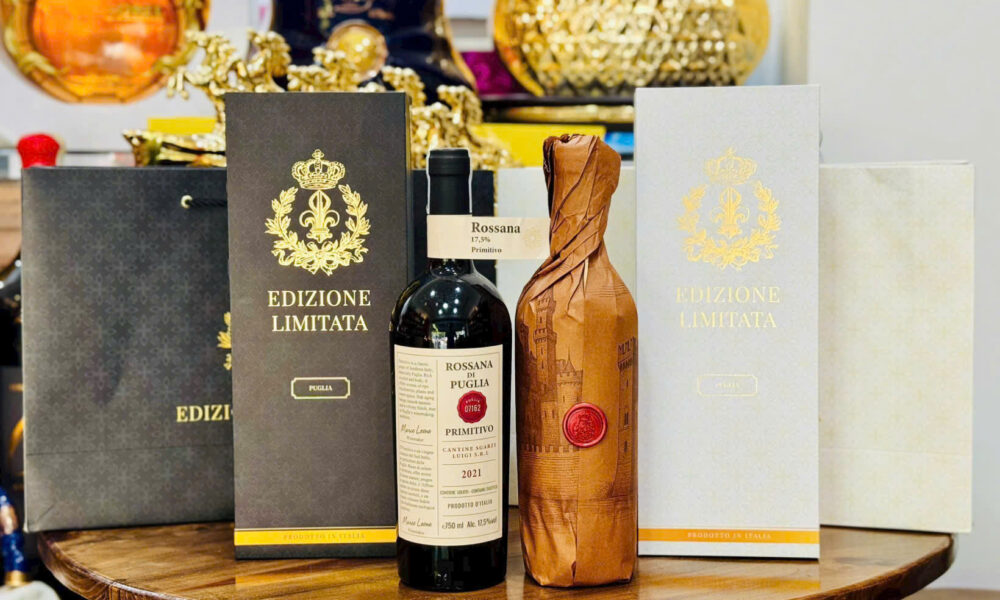Rượu Vang Ý Rossana di Puglia Primitivo 17.5% chính hãng nhập khẩu từ Ý