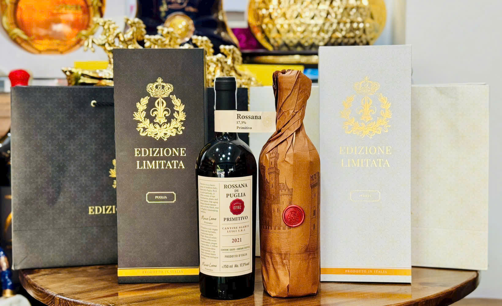 Rượu Vang Ý Rossana di Puglia Primitivo 17.5% chính hãng nhập khẩu từ Ý