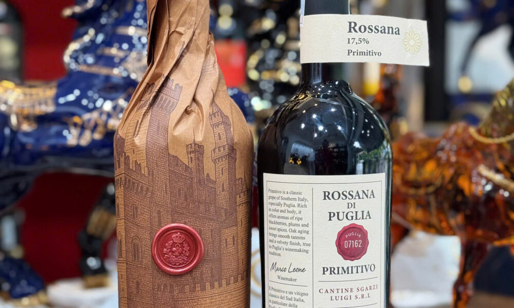 Rượu Vang Ý Rossana di Puglia Primitivo 17.5% chính hãng nhập khẩu từ Ý