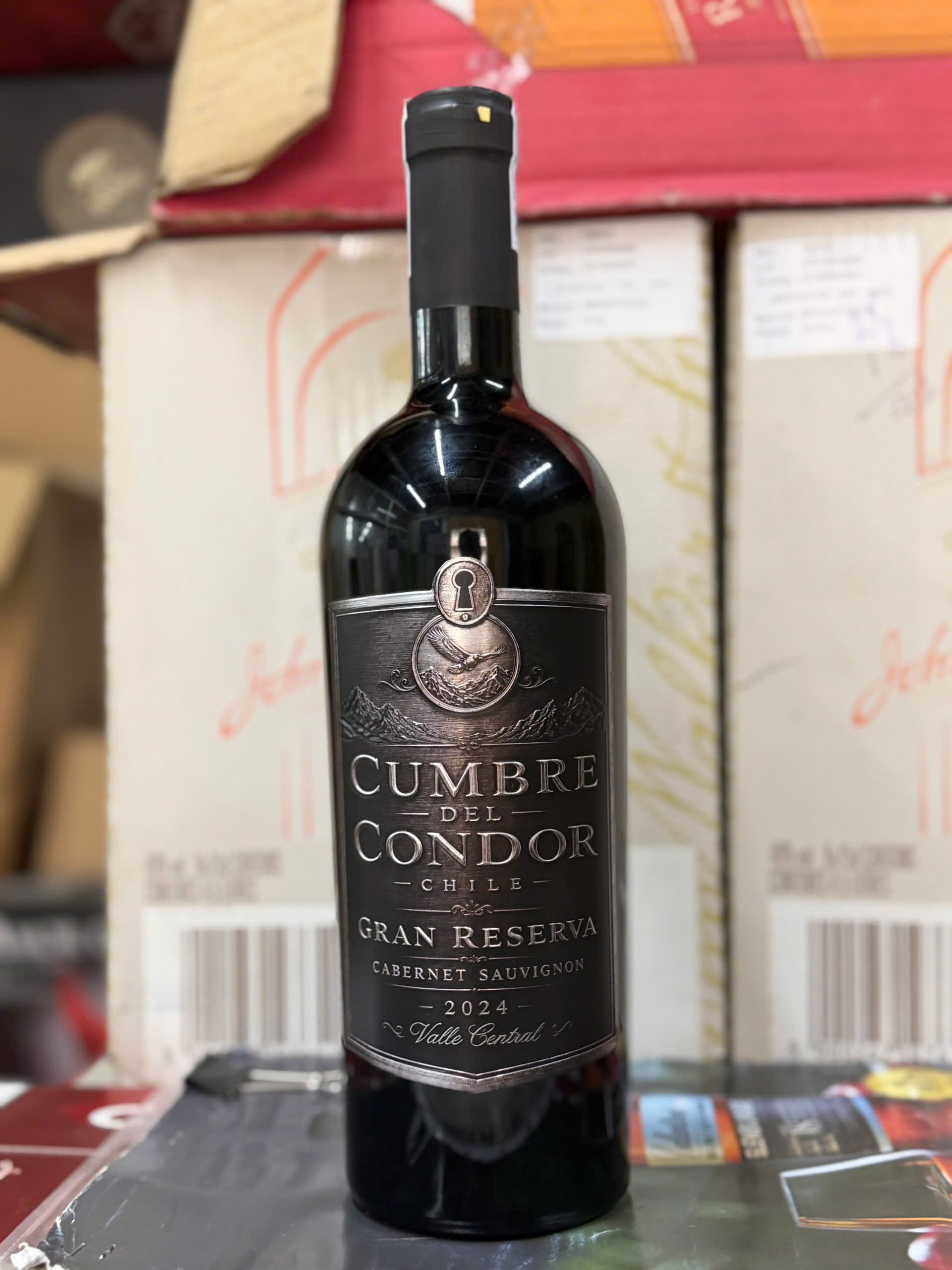 Chai Rượu Vang Cumbre Condor Cabernet Sauvignon Chile